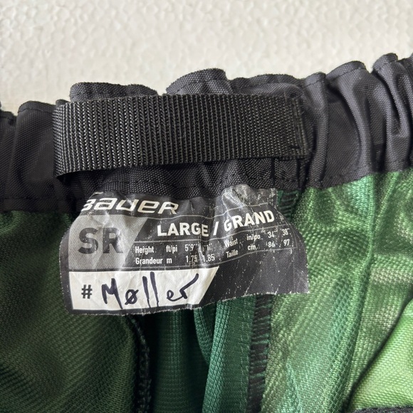 Bauer Green Pant Cover Shell Hockey - Picture 6 of 8